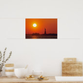 Standbeeld van de Vrijheid, New York Harbor, NY, U Poster (Keuken)