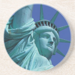 Standbeeld van de Vrijheid, New York, USA 8 Zandsteen Onderzetter