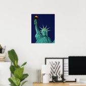 Standbeeld van de Vrijheid, New York, VS 5 Poster (Thuiskantoor)