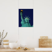 Standbeeld van de Vrijheid, New York, VS 5 Poster (Keuken)