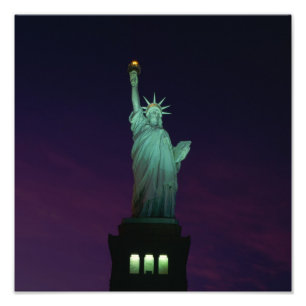 Standbeeld van de Vrijheid, New York, VS 7 Foto Afdruk