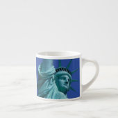 Standbeeld van de Vrijheid, New York, VS 8 Espresso Kop (Rechts)
