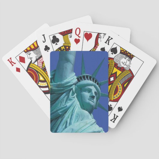 Standbeeld van de Vrijheid, New York, VS 8 Speelkaarten (Achterkant)