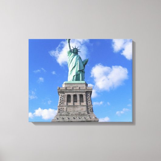 STANDBEELD VAN DE VRIJHEID OMWIKKELD CANVAS AFDRUK (Voorkant)