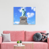 STANDBEELD VAN DE VRIJHEID OMWIKKELD CANVAS AFDRUK (Insitu (Woonkamer))