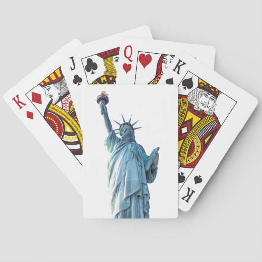 Standbeeld van de Vrijheid Pokerkaarten (Achterkant)