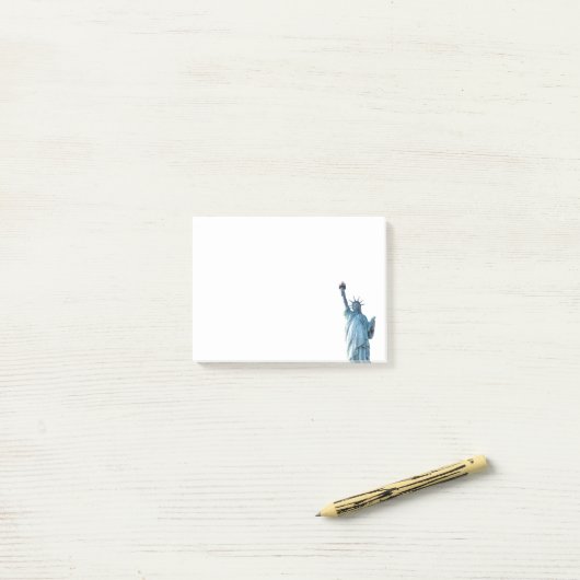 Standbeeld van de Vrijheid Post-it® Notes (Op bureau)