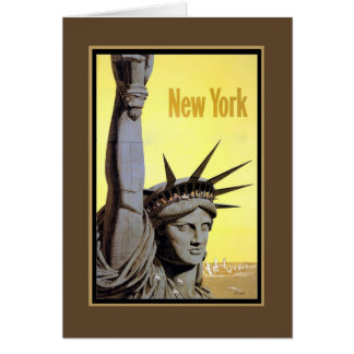 standbeeld van de vrijheid reizen poster new york