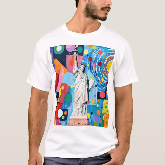 Standbeeld van de Vrijheid T-shirt (Voorkant)