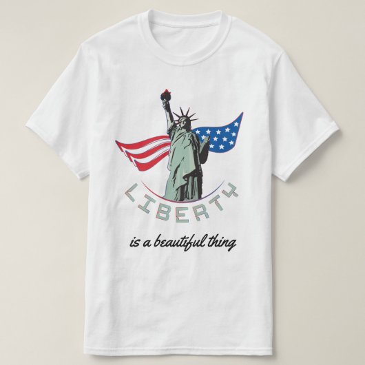 Standbeeld van de Vrijheid T-shirt (Design voorkant)