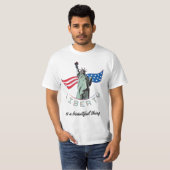 Standbeeld van de Vrijheid T-shirt (Voorkant volledig)