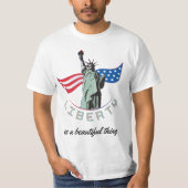 Standbeeld van de Vrijheid T-shirt (Voorkant)