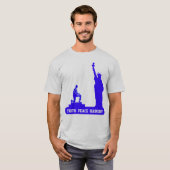 Standbeeld van de Vrijheid, waarheid vrede & harmo T-shirt (Voorkant volledig)