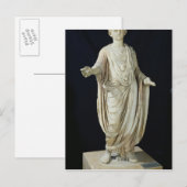 standbeeld van een kind briefkaart (Voorkant / Achterkant)