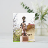 Standbeeld van Elzie Crisler Segar's Popeye-person Briefkaart (Staand voorkant)