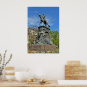 Standbeeld van generaal Faidherbe, Lille, Frankrij Poster (Keuken)