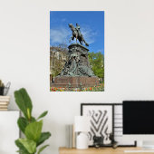 Standbeeld van generaal Faidherbe, Lille, Frankrij Poster (Thuiskantoor)