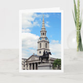Standbeeld van George IV op Trafalgar Square, Lond Kaart (Voorkant)