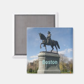 Standbeeld van George Washington Magnet (Voorkant / Achterkant)