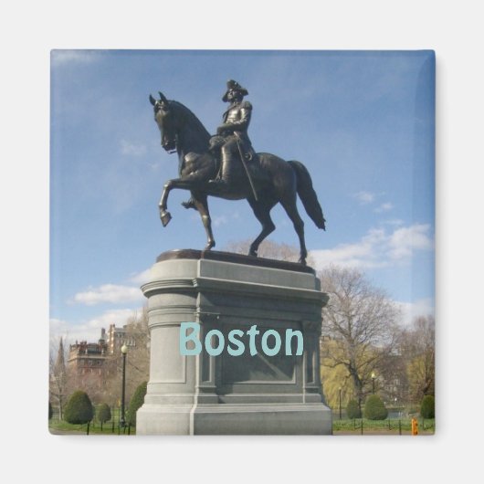 Standbeeld van George Washington Magnet (Voorkant)