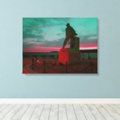 STANDBEELD VAN GLOUCESTER VIS SER OMWIKKELD CANVAS AFDRUK (Insitu (Houten vloer))