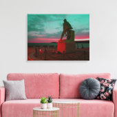 STANDBEELD VAN GLOUCESTER VIS SER OMWIKKELD CANVAS AFDRUK (Insitu (Woonkamer))