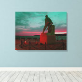 STANDBEELD VAN GLOUCESTER VIS SER OMWIKKELD CANVAS AFDRUK (Insitu (Houten vloer))