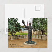 Standbeeld van gouverneur Sid McMath in Arkansas Briefkaart (Voorkant / Achterkant)