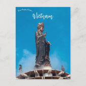 Standbeeld van Guanyin in Tay Ninh Vietnam Briefkaart (Voorkant)
