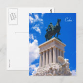 standbeeld van havana briefkaart (Voorkant / Achterkant)