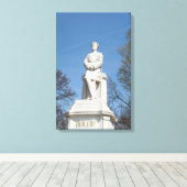 Standbeeld van Helmuth von Moltke in Berlijn Canvas Afdruk (Insitu (Houten vloer))