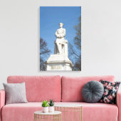 Standbeeld van Helmuth von Moltke in Berlijn Canvas Afdruk (Insitu (Woonkamer))