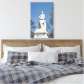Standbeeld van Helmuth von Moltke in Berlijn Canvas Afdruk (Insitu (Slaapkamer))