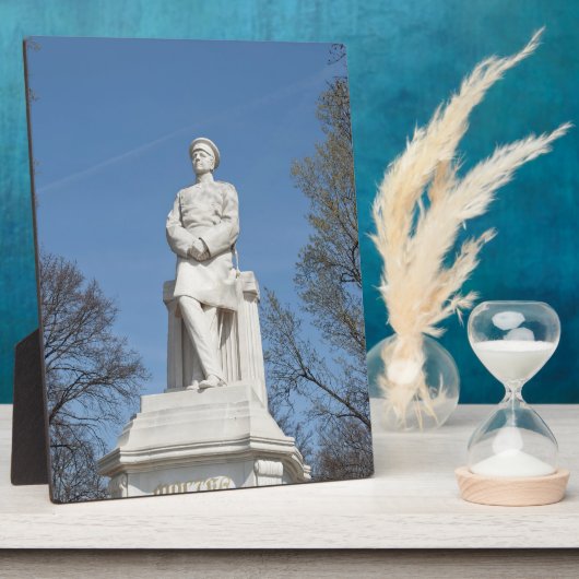 Standbeeld van Helmuth von Moltke in Berlijn Fotoplaat (Zijkant)