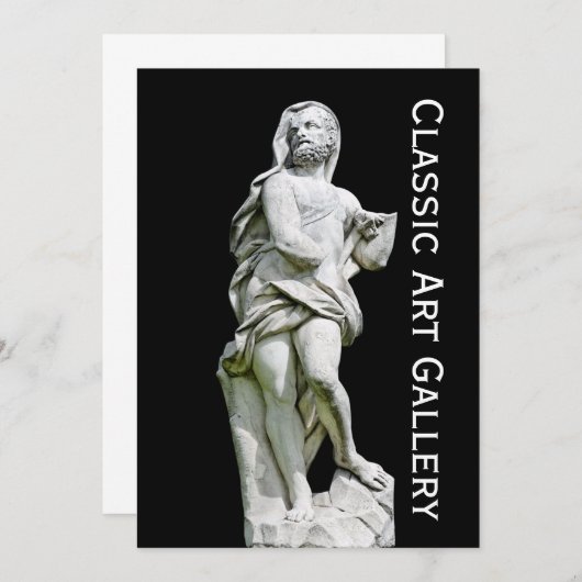 standbeeld van Hercules (Voorkant / Achterkant)