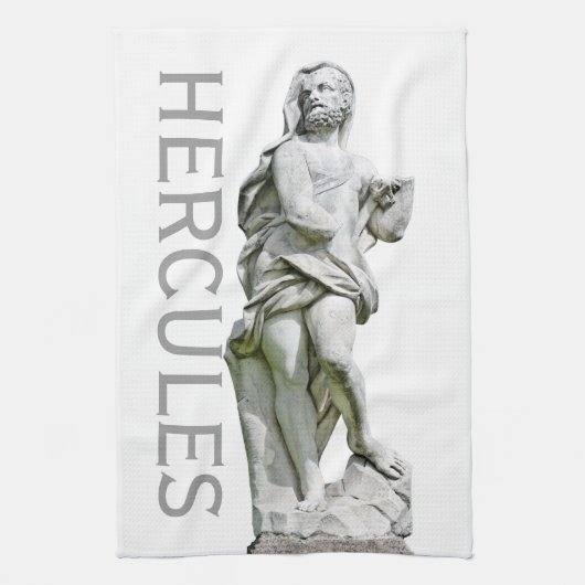 standbeeld van Hercules Theedoek (Verticaal)