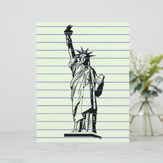 Standbeeld van het Briefhoofd van de Vrijheid (Staand voorkant)