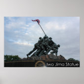 standbeeld van het Poster Iwo Jima (Voorkant)