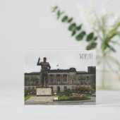 standbeeld van het stadhuis in maputo briefkaart (Staand voorkant)