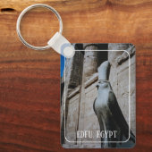 Standbeeld van Horus, Edfu Temple, Egyptische Sleu Sleutelhanger (Voorkant)