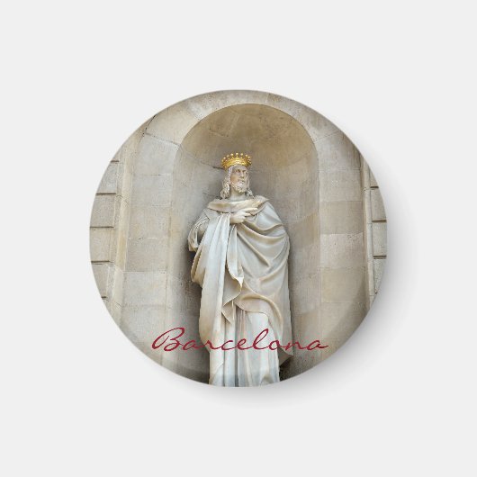 standbeeld van Jacobus I de Veroveraar, Barcelona Magneet (Voorkant)