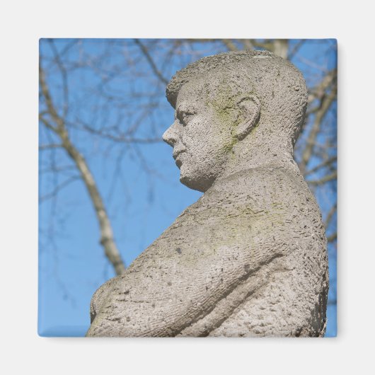 Standbeeld van John F. Kennedy in Bonn Magneet (Voorkant)