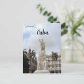 Standbeeld van José Martí in Havana Briefkaart (Staand voorkant)