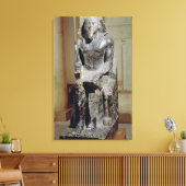 standbeeld van Khafre Canvas Afdruk (Insitu (Woonkamer))