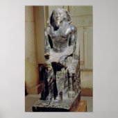 standbeeld van Khafre Poster (Voorkant)