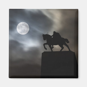 Standbeeld van Koning Kralja Tomislava in silhouet Magneet
