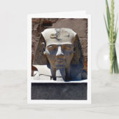 Standbeeld van Koning Ramses II Portret in Luxor T Kaart (Voorkant)