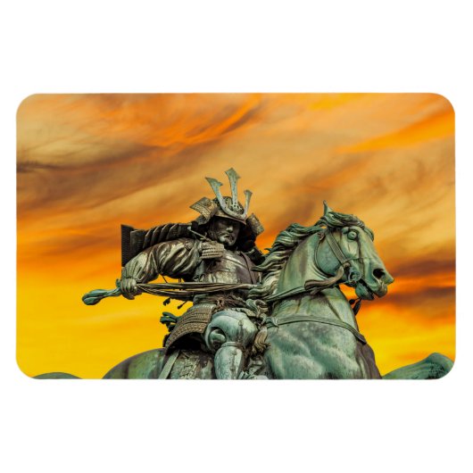Standbeeld van Kusunoki Masashige, Japan Magneet (Horizontaal)