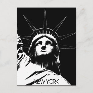 Standbeeld van Liberty Ansichtkaart Eigen ontwerp  Briefkaart