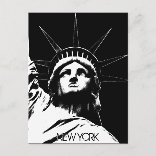 Standbeeld van Liberty Ansichtkaart Eigen ontwerp Briefkaart (Voorkant)